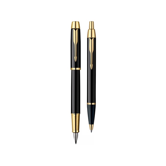 Набор Parker «IM Core Black GT»: ручка шариковая, ручка перьевая-1