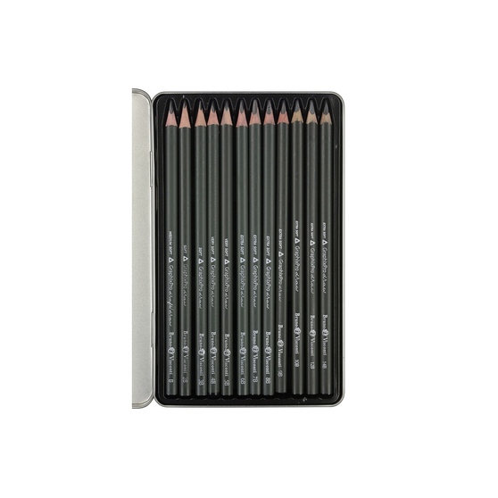 Набор из 12 чернографитовых карандашей «Sketch & Art» В - 14В-2