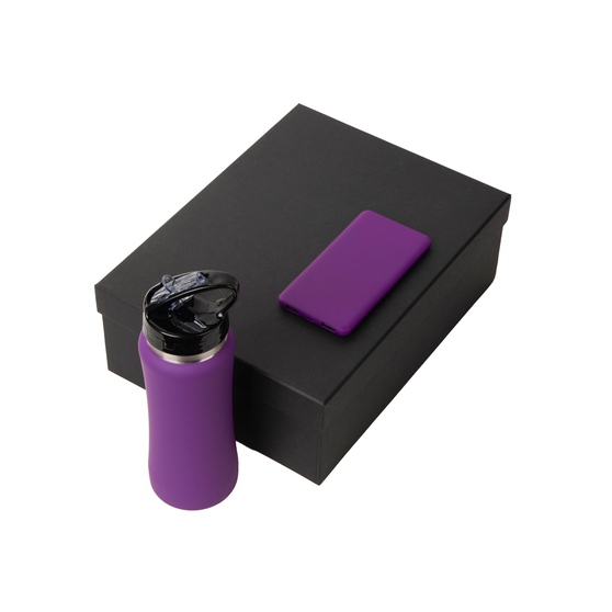 Подарочный набор «COLOR IT» с бутылкой для воды и повербанком, 5000 mAh-1