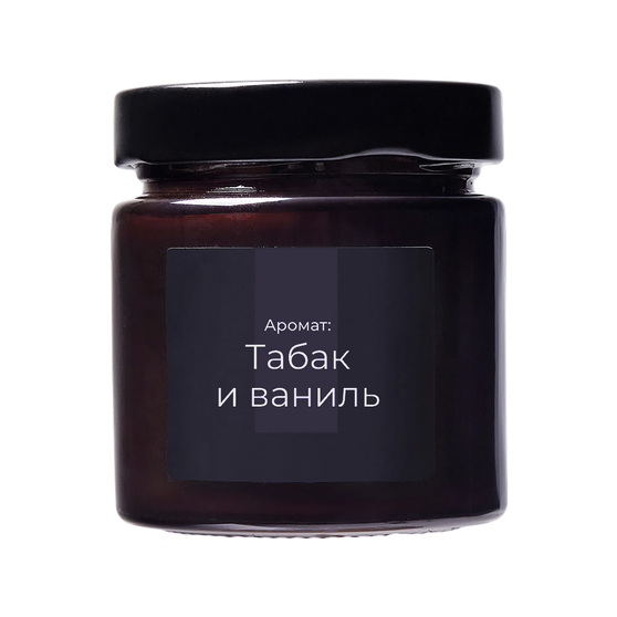 Свеча ароматическая «Noella», табак и ваниль -1