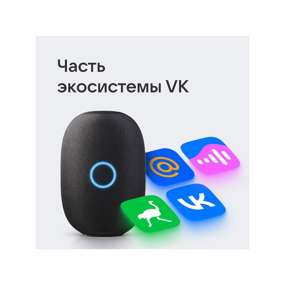 Умная колонка VK «Капсула» с голосовым помощником Марусей, 30 Вт-5