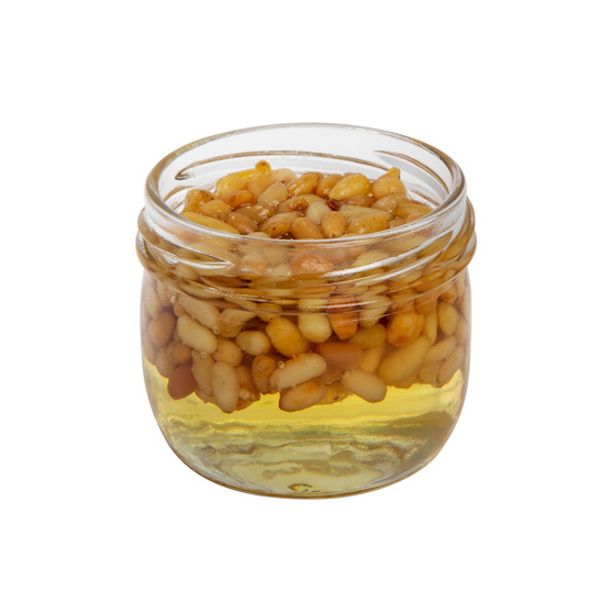 Мед с кедровыми орешками-5