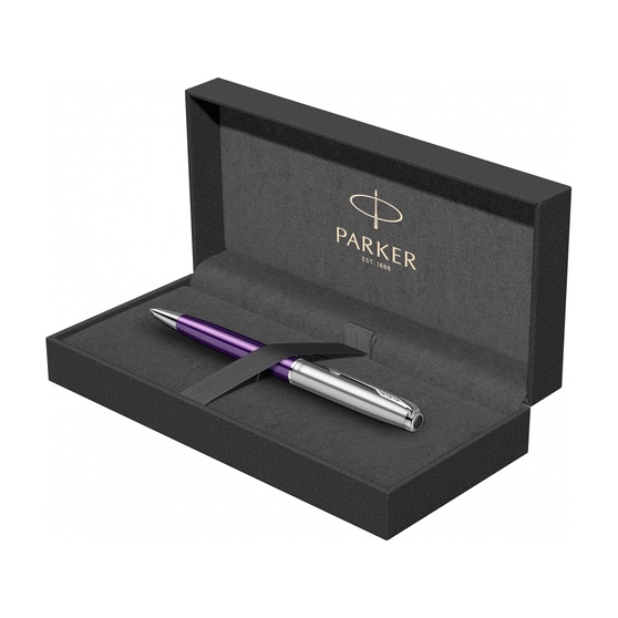 Ручка шариковая Parker «Sonnet Essentials Violet SB Steel CT»-3