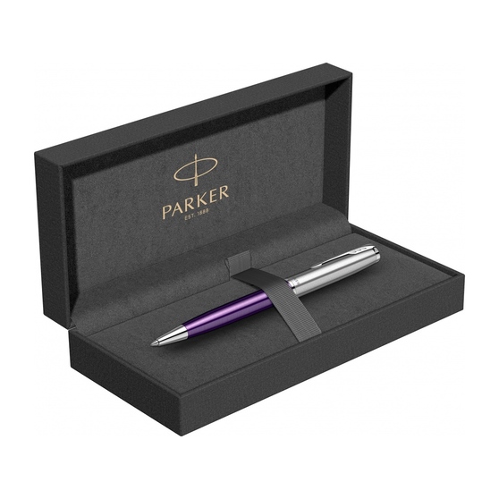 Ручка шариковая Parker «Sonnet Essentials Violet SB Steel CT»-4