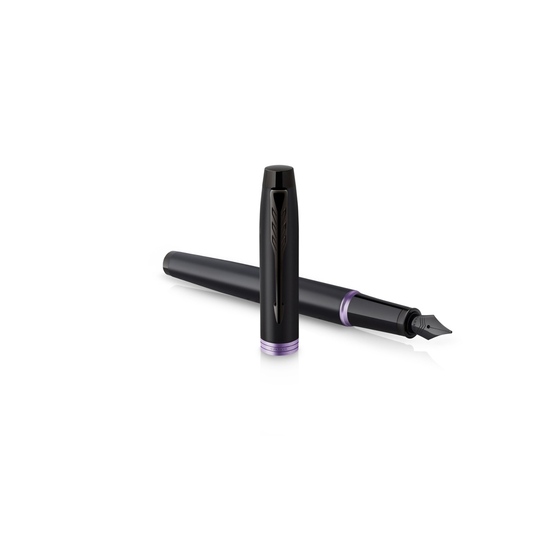 Ручка перьевая Parker «IM Vibrant Rings Flame Amethyst Purple»-2