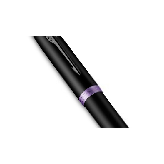 Ручка перьевая Parker «IM Vibrant Rings Flame Amethyst Purple»-4