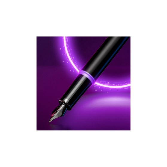 Ручка перьевая Parker «IM Vibrant Rings Flame Amethyst Purple»-8