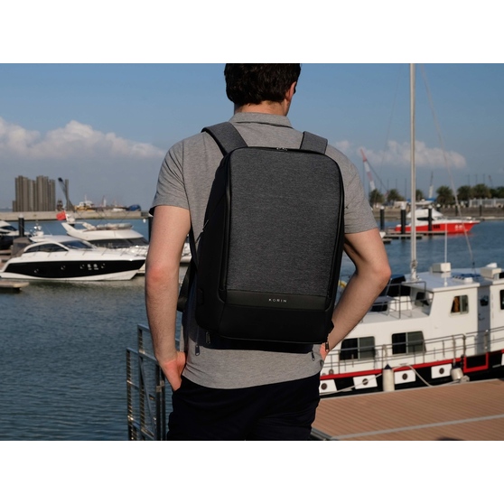 Водостойкий антикражный рюкзак FlexPackPro для ноутбука 15.6"-15