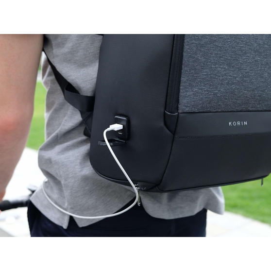 Водостойкий антикражный рюкзак FlexPackPro для ноутбука 15.6"-16