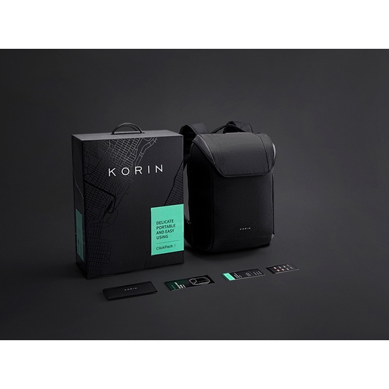 Водостойкий антикражный рюкзак Clickpack для ноутбука 15.6"-23