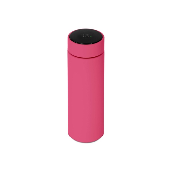 Термос FAMILY MARK LED, индикатор, soft touch-3