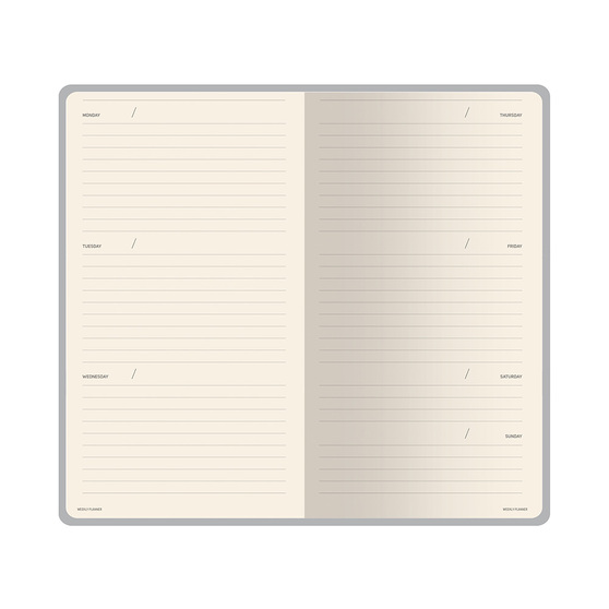 Еженедельник недатированный А6 «Total beige»-5