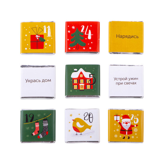 Шоколадный адвент-календарь «Festive»-4