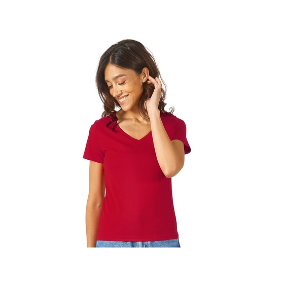 Футболка "Heavy Super Club" женская с V-образным вырезом-2