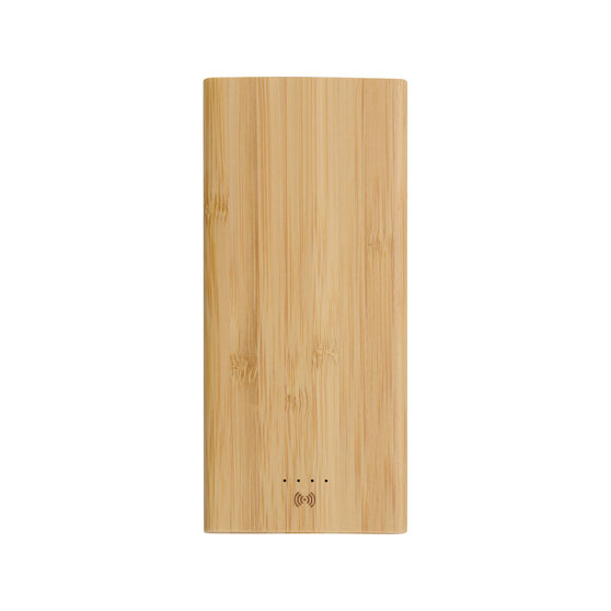 Внешний беспроводной аккумулятор из бамбука «Bamboo Air», 10000 mAh-3