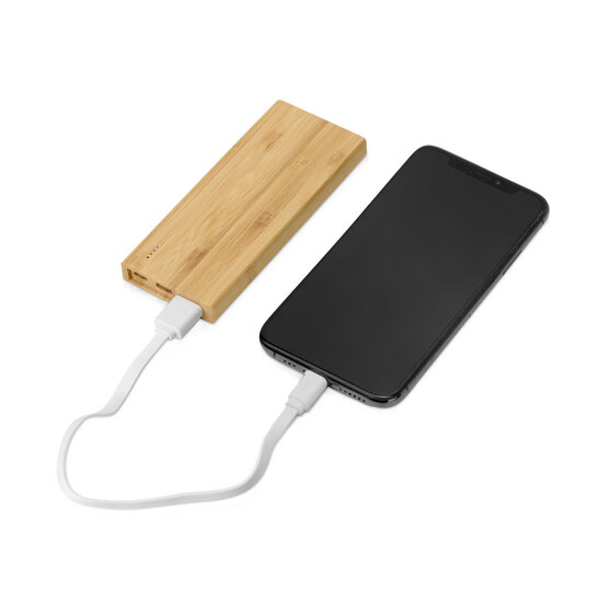 Внешний аккумулятор из бамбука «Bamboo», 5000 mAh-1
