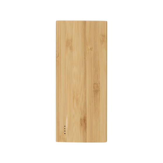 Внешний аккумулятор из бамбука «Bamboo», 5000 mAh-2