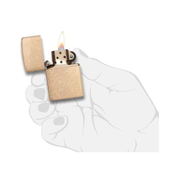 Зажигалка ZIPPO Armor™с покрытием Tumbled Brass-3
