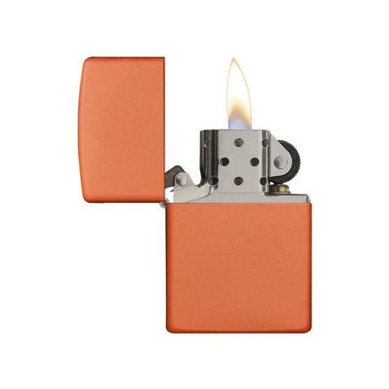 Зажигалка ZIPPO Classic с покрытием Orange Matte-3
