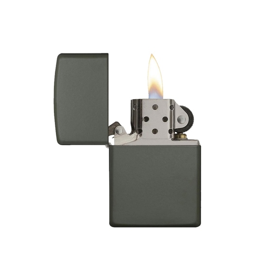 Зажигалка ZIPPO Classic с покрытием Green Matte-3