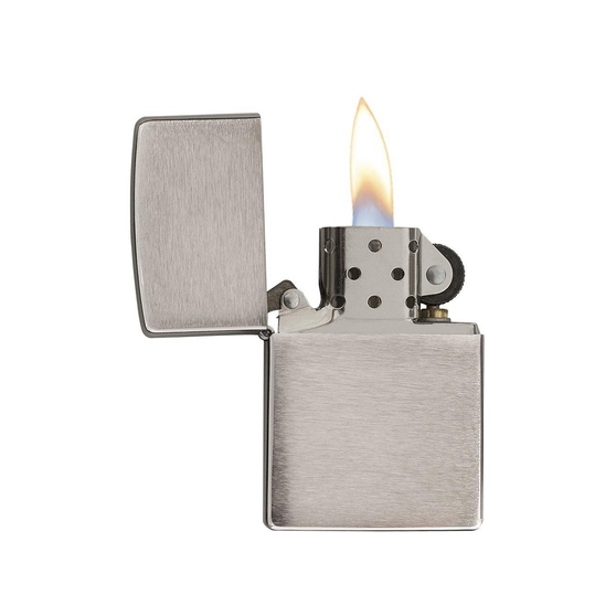 Зажигалка ZIPPO Classic с покрытием Brushed Chrome-1
