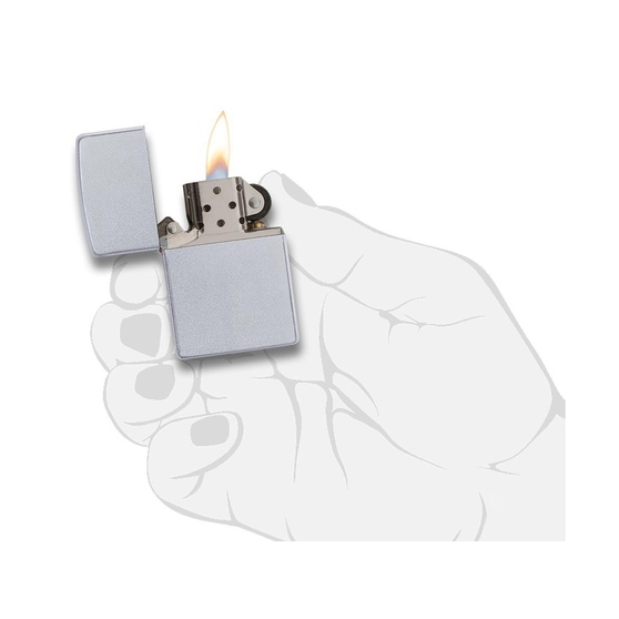 Зажигалка ZIPPO Classic с покрытием Satin Chrome™-4