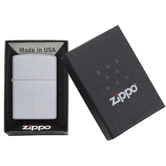 Зажигалка ZIPPO Classic с покрытием Satin Chrome™-5