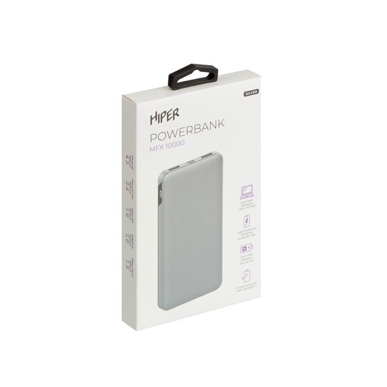 Портативный внешний аккумулятор «MFX», 10000 mAh-4