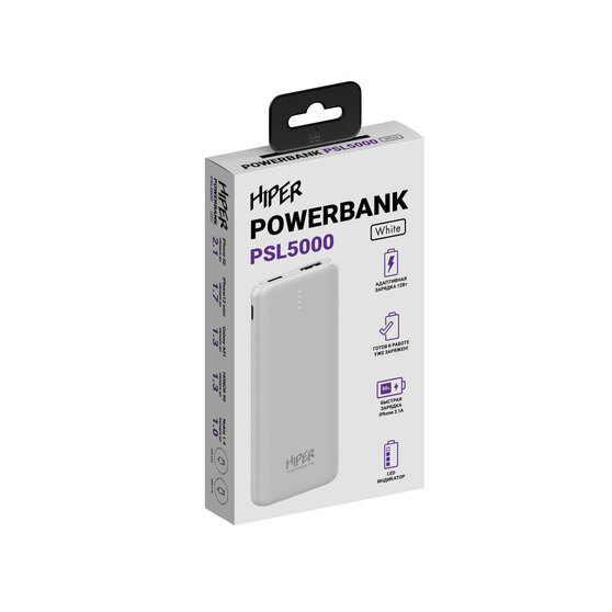 Портативный внешний аккумулятор «PSL», 5000 mAh-3