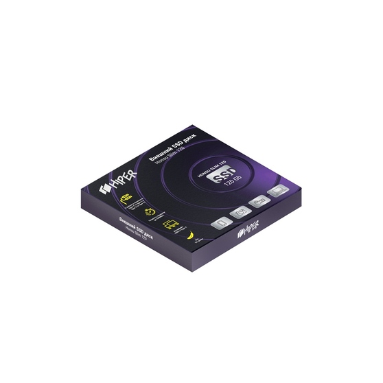 Внешний SSD накопитель «Honsu Slim 120» 120GB USB3.1 Type-C Slim-1