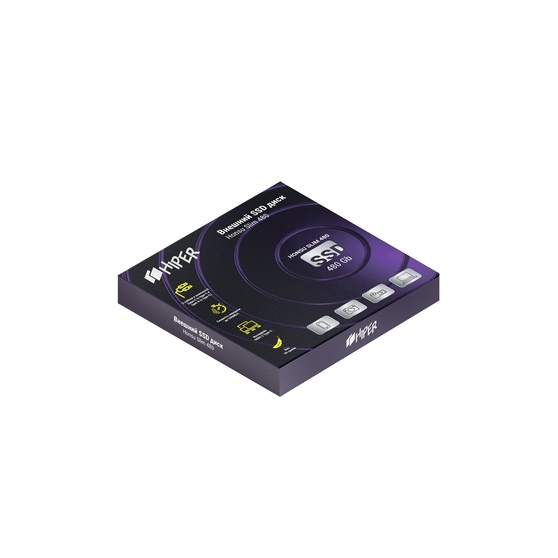 Внешний SSD накопитель «Honsu Slim 480» 480GB USB3.1 Type-C Slim-1