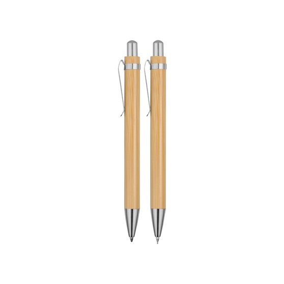 Набор «Bamboo»: шариковая ручка и механический карандаш-3
