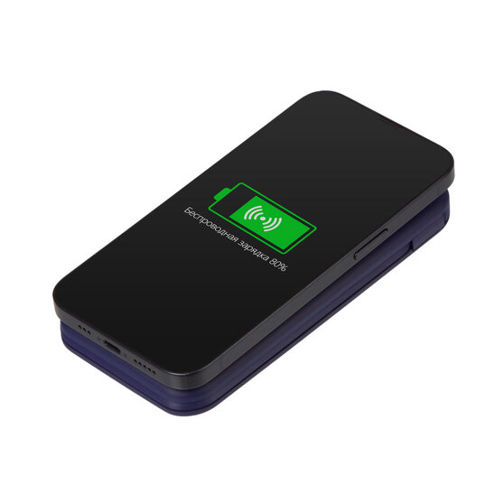Внешний беспроводной аккумулятор с подсветкой лого «Astro», soft-touch, 10000 mAh-2