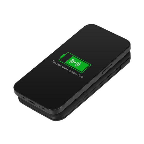 Внешний беспроводной аккумулятор с подсветкой лого «Astro», soft-touch, 10000 mAh-2