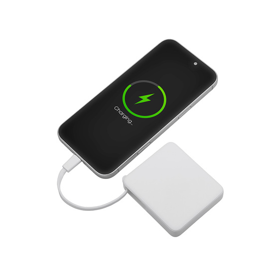 Внешний аккумулятор со встроенным кабелем USB-C «Дэнси», 5000 мАч-2
