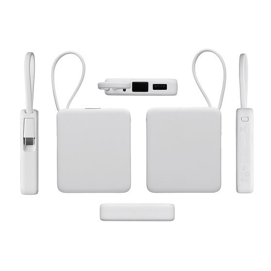 Внешний аккумулятор со встроенным кабелем USB-C «Дэнси», 5000 мАч-3