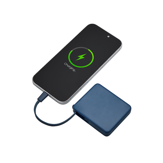 Внешний аккумулятор со встроенным кабелем USB-C «Дэнси», 5000 мАч-2