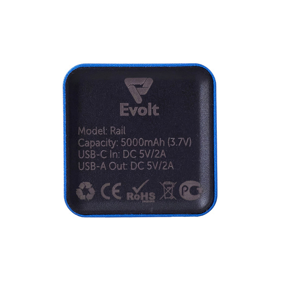 Внешний аккумулятор «Rail» c дисплеем, 5000 mAh-6