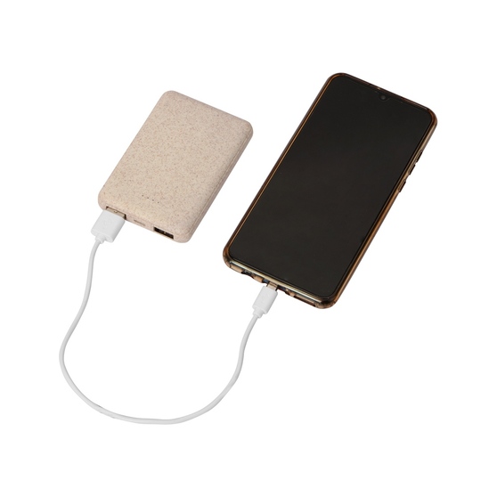 Внешний аккумулятор «Wheatty» из пшеничной соломы, 5000 mAh-1