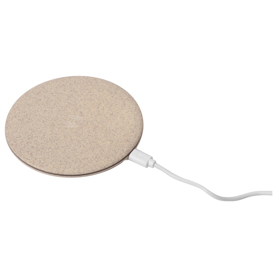 Беспроводное зарядное устройство «Wheatty» из пшеничной соломы, 5W-2