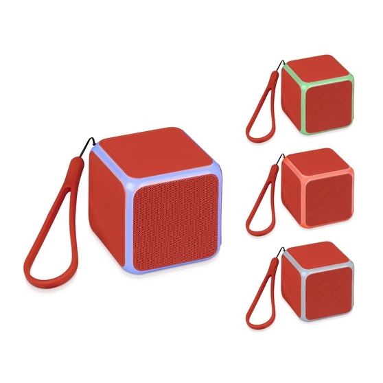 Портативная колонка «Cube» с подсветкой-10