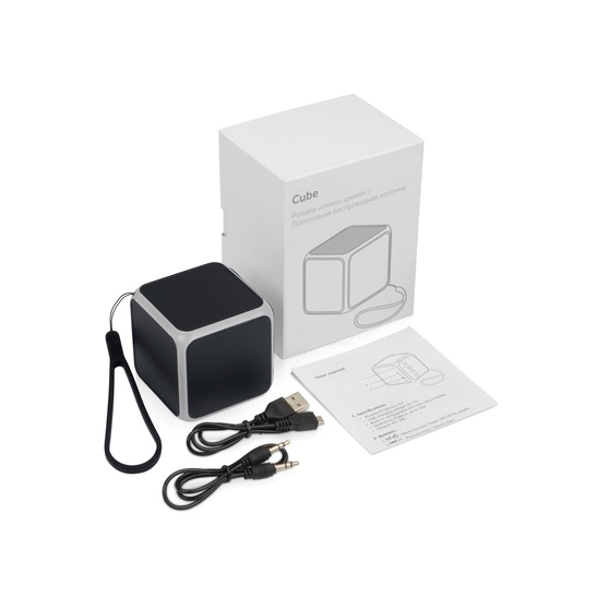 Портативная колонка «Cube» с подсветкой-8