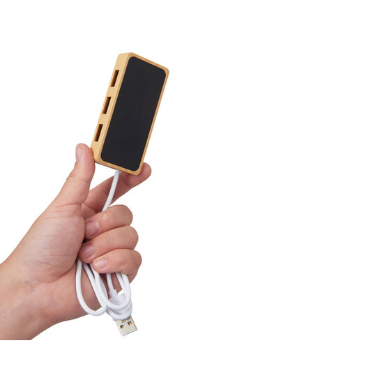 USB хаб с подсветкой лого «Reedia S5», 3*USB, 1*Type C-6