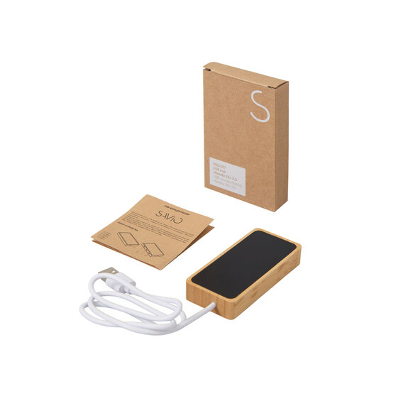 USB хаб с подсветкой лого «Reedia S5», 3*USB, 1*Type C-7