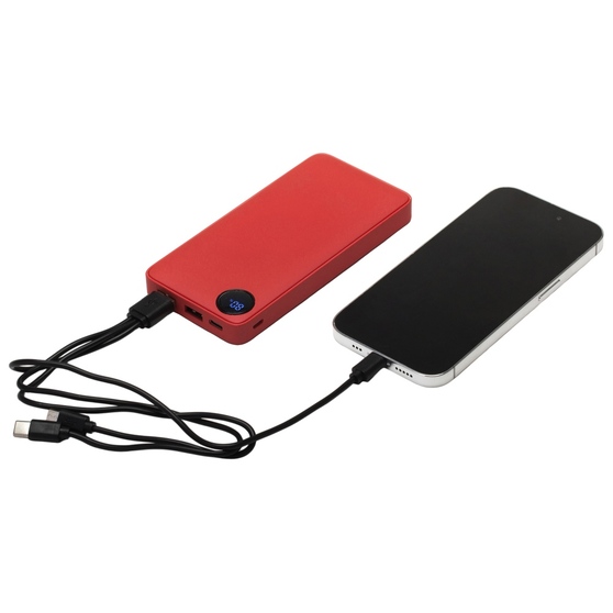 Внешний аккумулятор «Mild», металлик soft-touch, 10 000 mAh-1