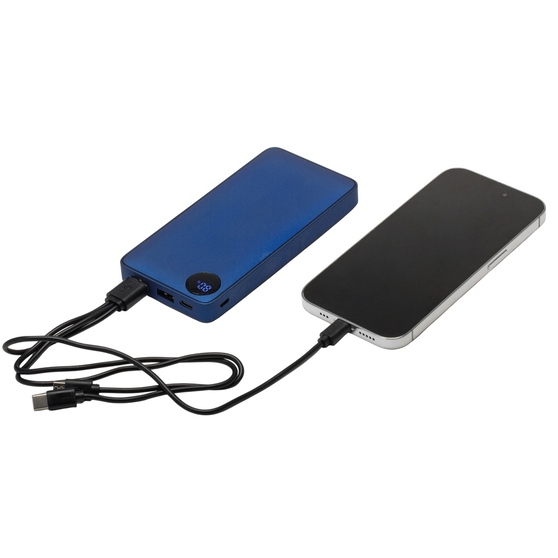 Внешний аккумулятор «Mild», металлик soft-touch, 10 000 mAh-1