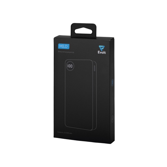 Внешний аккумулятор «Mild», металлик soft-touch, 10 000 mAh-9