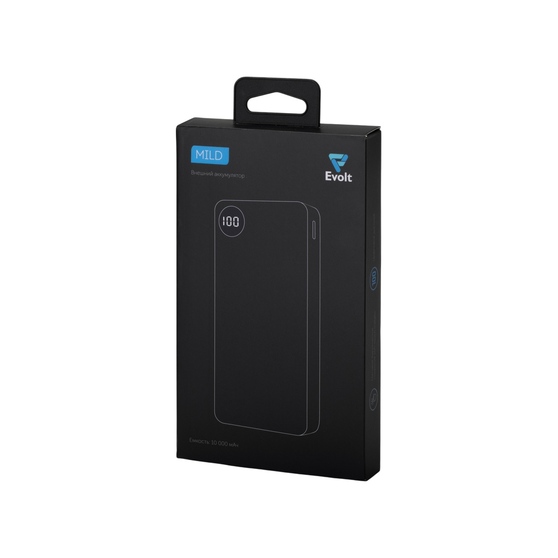 Внешний аккумулятор «Mild», soft-touch, 10 000 mAh-10