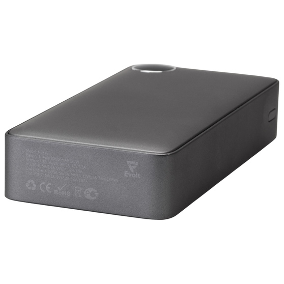 Внешний аккумулятор «Mild Pro» c быстрой зарядкой QC/PD, металлик soft-touch, 20 000 mAh-6