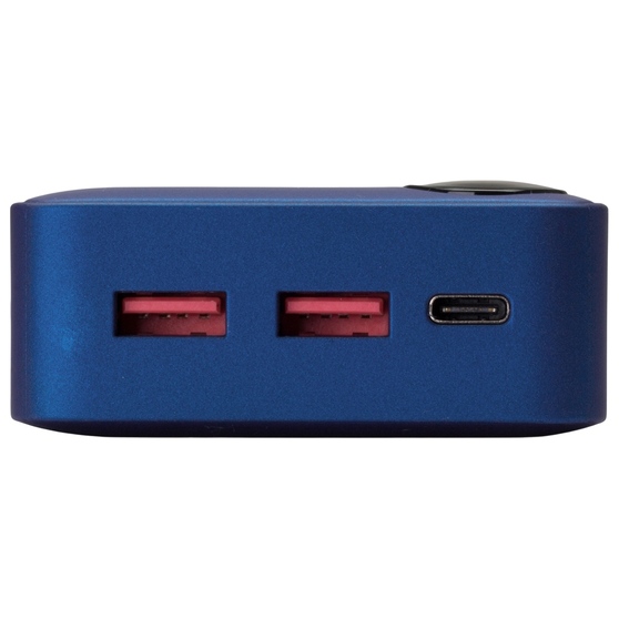 Внешний аккумулятор «Mild Pro» c быстрой зарядкой QC/PD, металлик soft-touch, 20 000 mAh-5